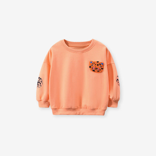 Girls Animals Cartoon Collection Design Top Pullover And Pants Set