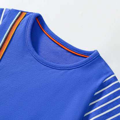 Summer Arrival Cute Cloud Cartoon Pattern Short Sleeves Dress for Stylish Girls