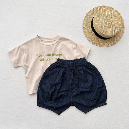 Summer Hot Selling Unisex Plaid/Denim Soft Cotton Thin Shorts