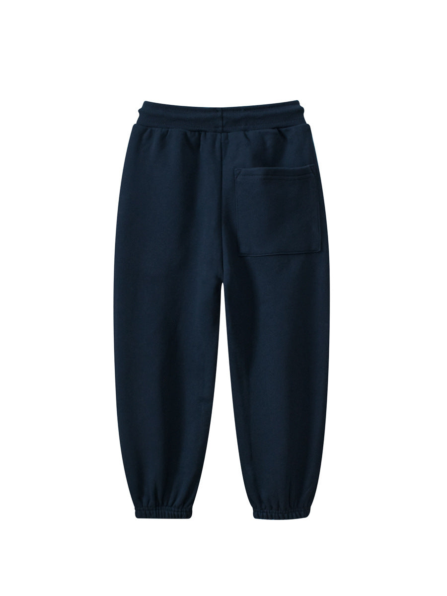 Autumn and Spring Arrival Modern Casual Kids Versatile Letters Printed Sportswear Pants