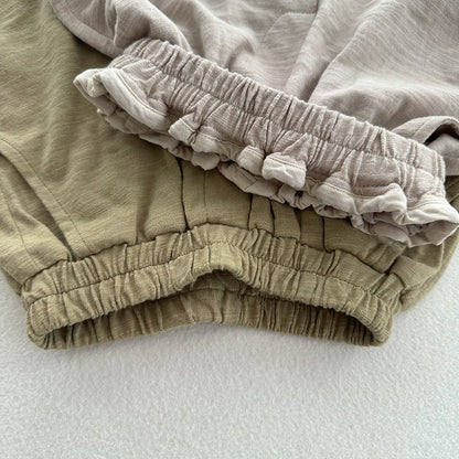 Summer Arrival Unisex Casual Solid Color Cotton Shorts