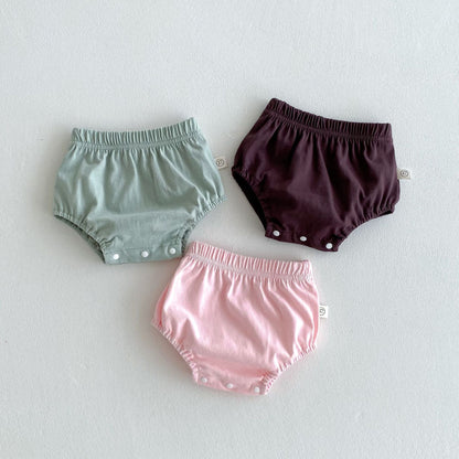 Summer Hot Selling Baby Kids Girls Short Sleeves Heart Pattern T-shirt and Bloomers Clothing Set