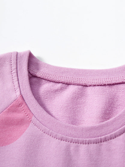 Spring And Summer Baby Girls Short Sleeves Polka Dots Ladybird Pattern Dress