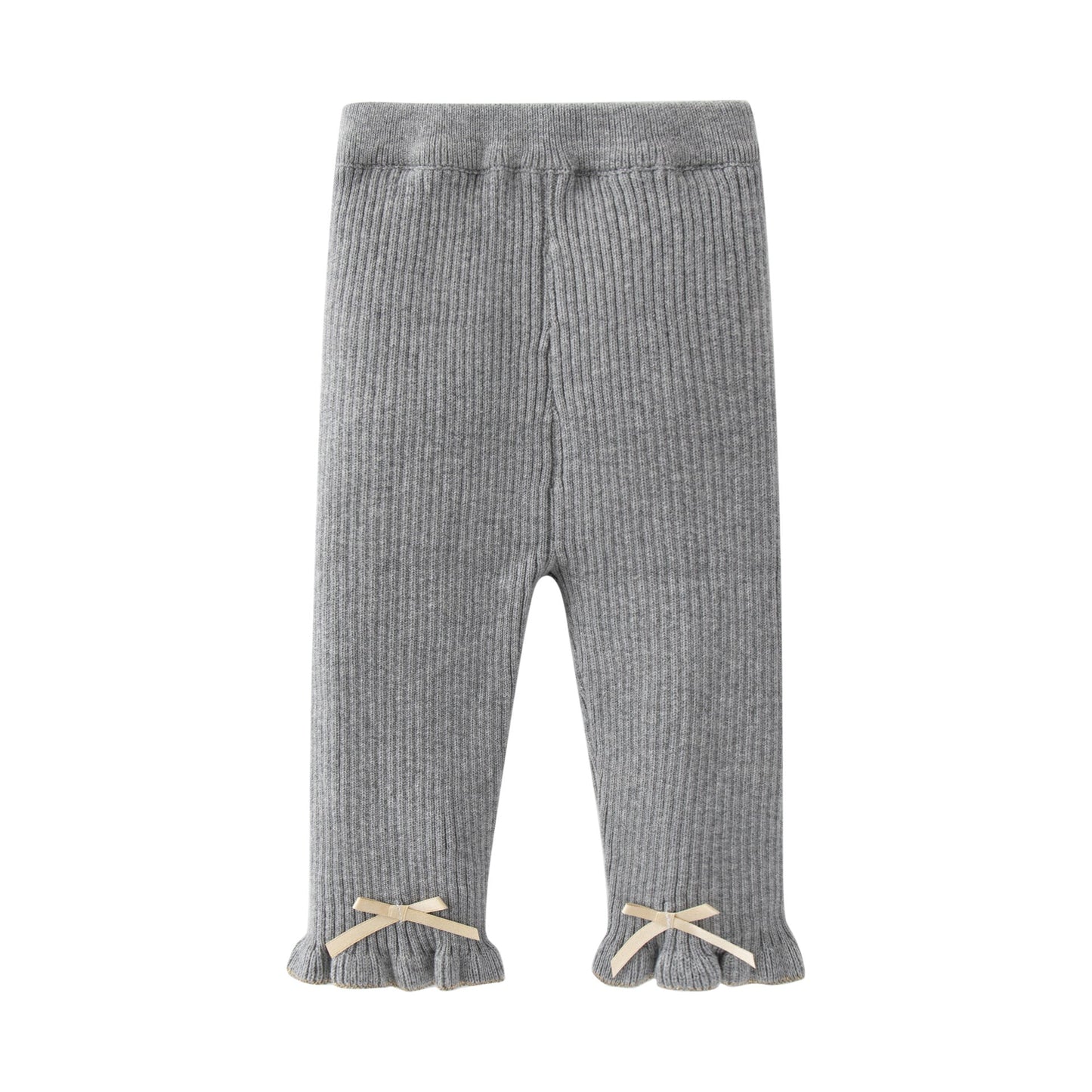 Baby Girl Bow Tie Patched Design Comfy Pants