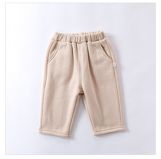 Infant Baby Girls 4-Colors Velvet-In Winter Pants