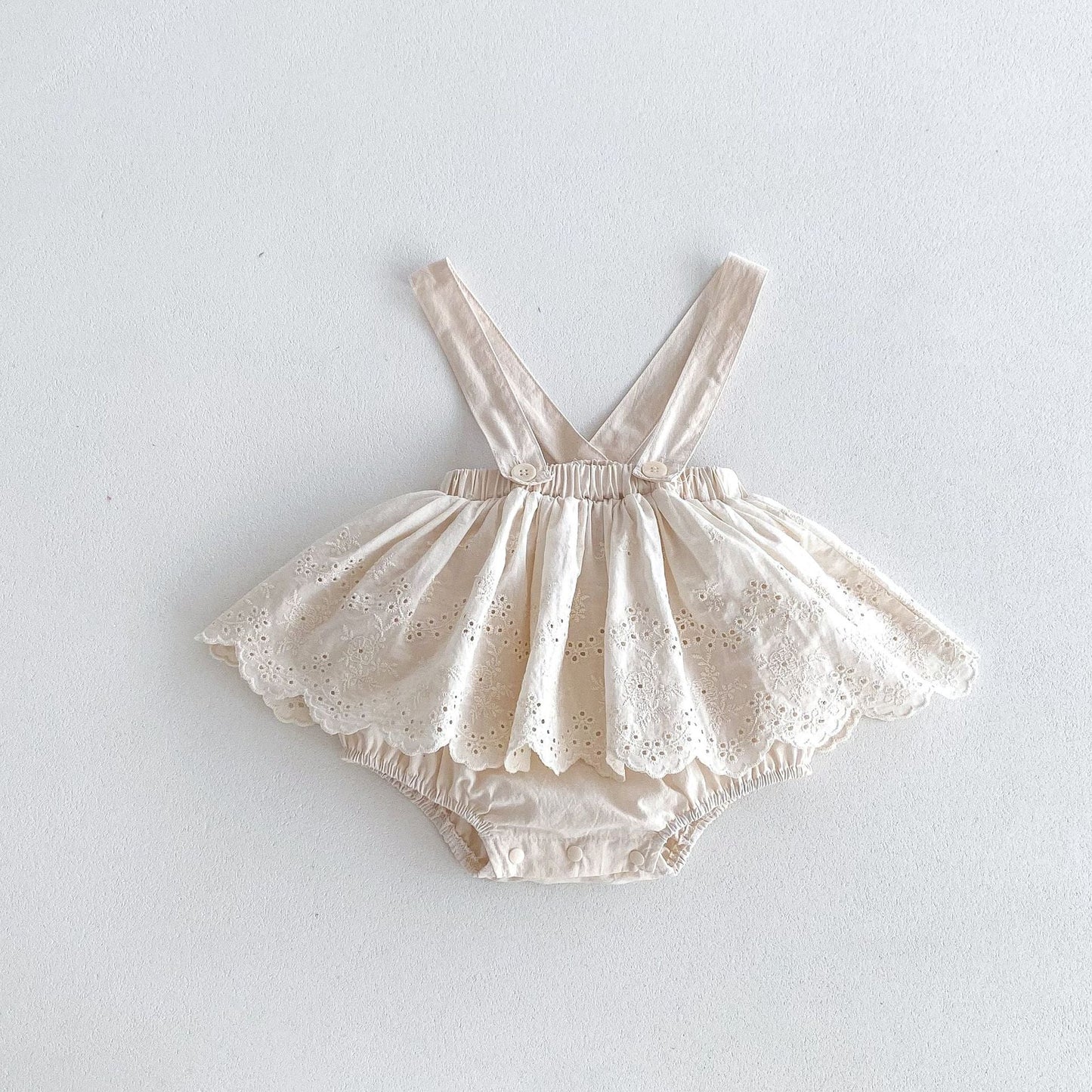 Spring Baby Kids Girls Solid Color Overalls Onesies Dress And Long Sleeves Top Clothing Set