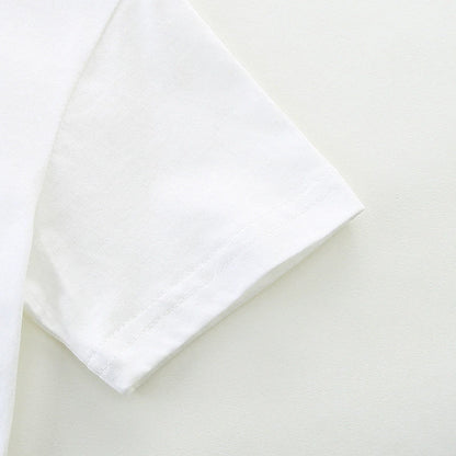 Summer Baby Kids Cartoon Airplanes Pattern T-shirt and Shorts Clothing Set for Boys