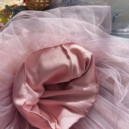 Summer Arrival Butterfly Pattern Sleeveless Tulle Patchwork Dress for Stylish Girls