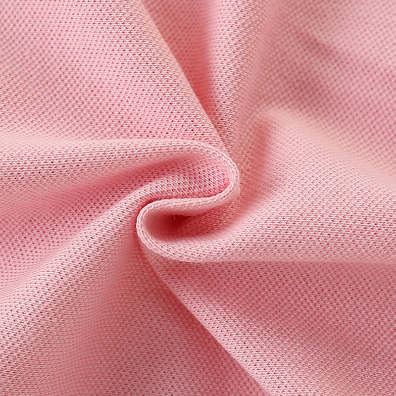 Summer Arrival Flowers and Hearts Pattern Short Sleeves Turn-down Collar Dress for Stylish Girls