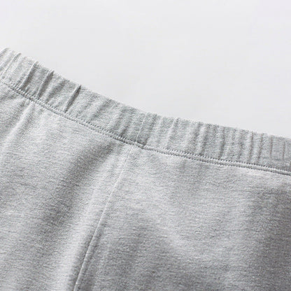 Spring and Autumn Girls Cute Rainbow Pattern Long Sleeves Sweatshirt and Grey Pants Clothing Set