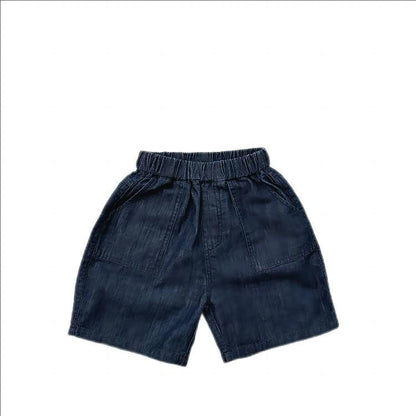 Summer Arrival Unisex Dark Blue Denim Shorts