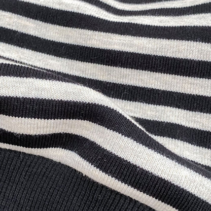 Spring and Autumn Baby Kids Boys Cartoon Pattern Striped Pullover and Pants