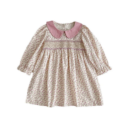 Autumn Floral Graphic Sister Clothes Dress & Onesies