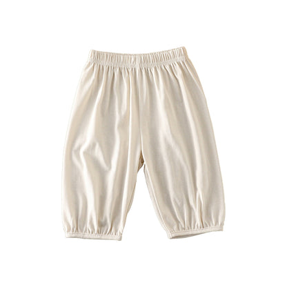 Children’s Summer Comfortable Fashion Casual Light Solid Color Pants – Simple Trousers