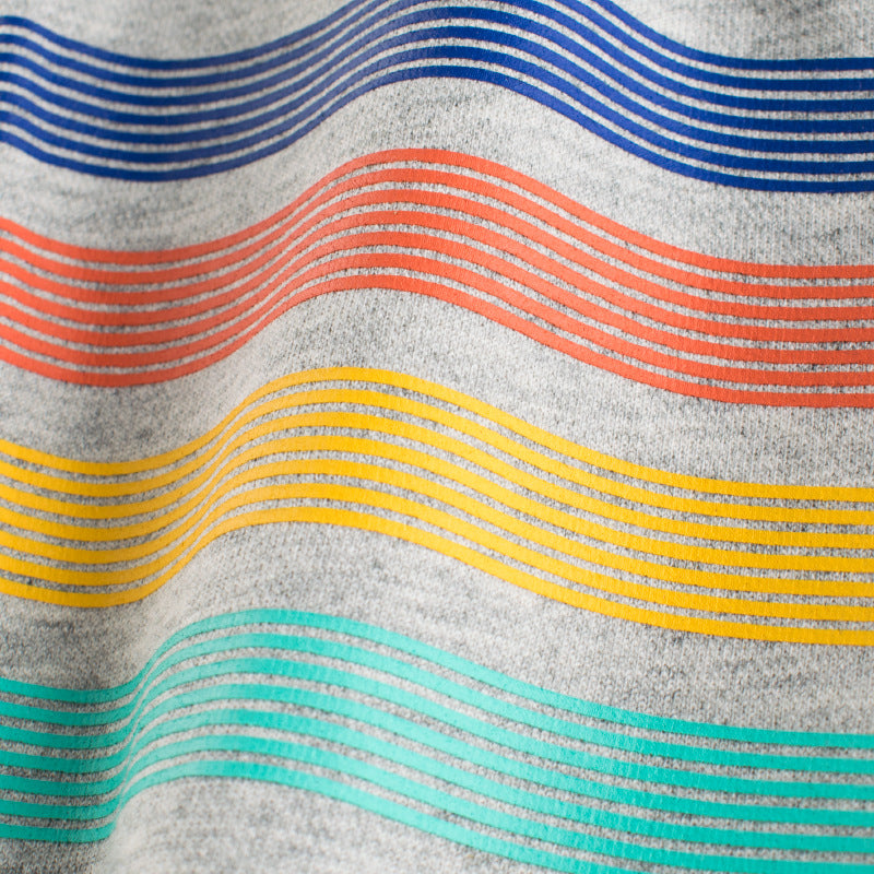 Baby Boy Colorful Striped Print Summer New 5-Point Casual Pants With Pockets