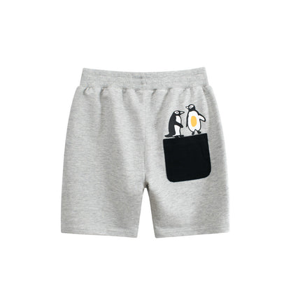Summer Arrival Boys Cotton Casual Style Cartoon Shorts
