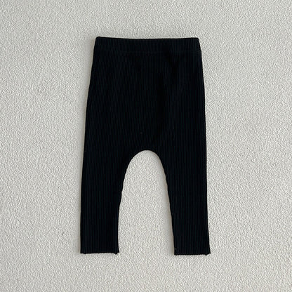 Solid Color Soft Cotton Comfy Leggings