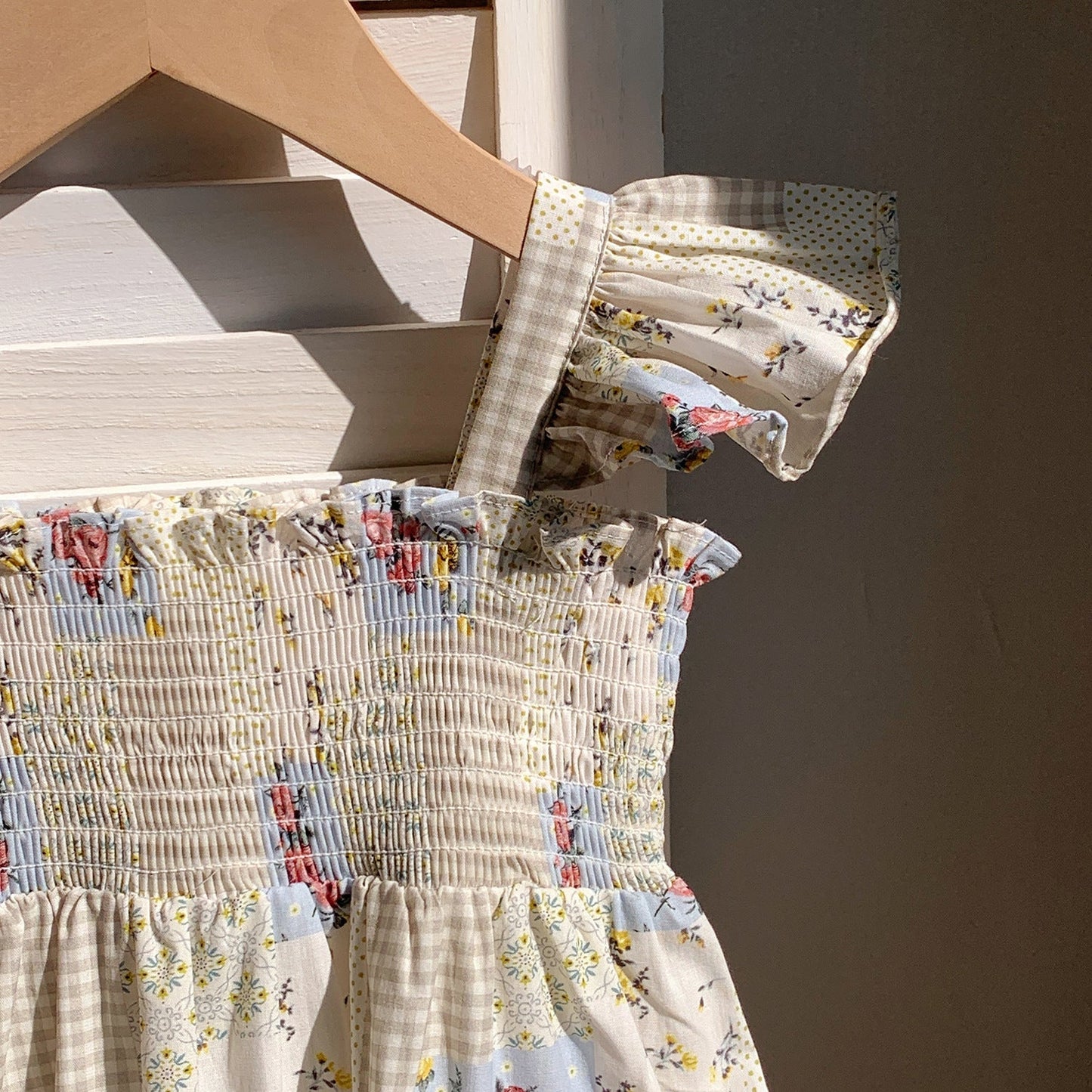 Summer Baby Kids Girls Sleeveless Geometric Pattern Dress