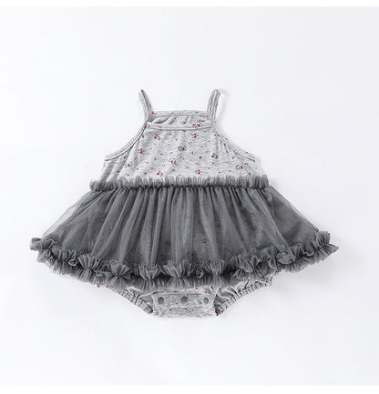 Summer Arrival Baby Girls Cute Floral Sleeveless Dress Design Onesies