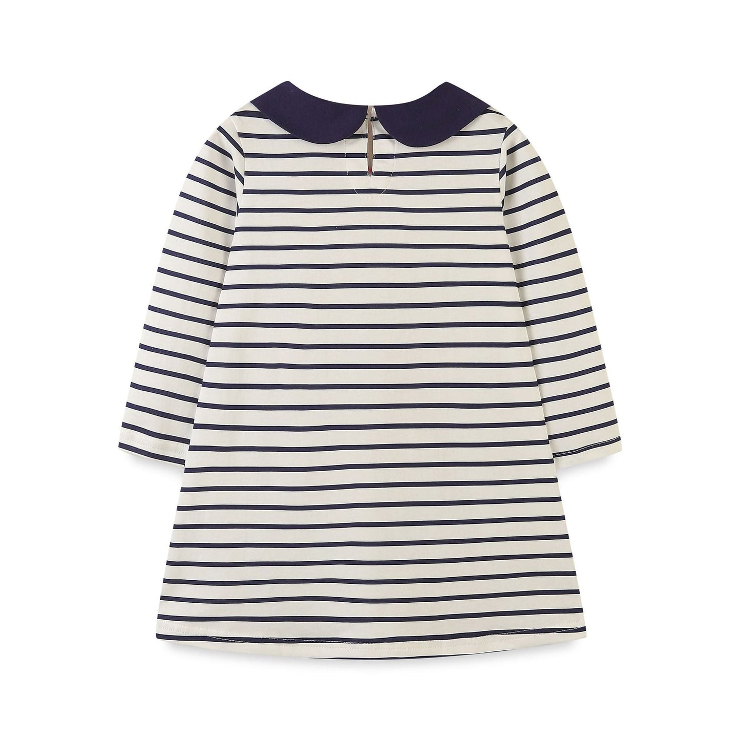 Girls’ European-American Style Peter Pan Collar Dress