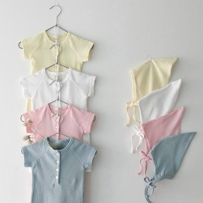 Baby Solid Color Western Style Hot Selling Rompers