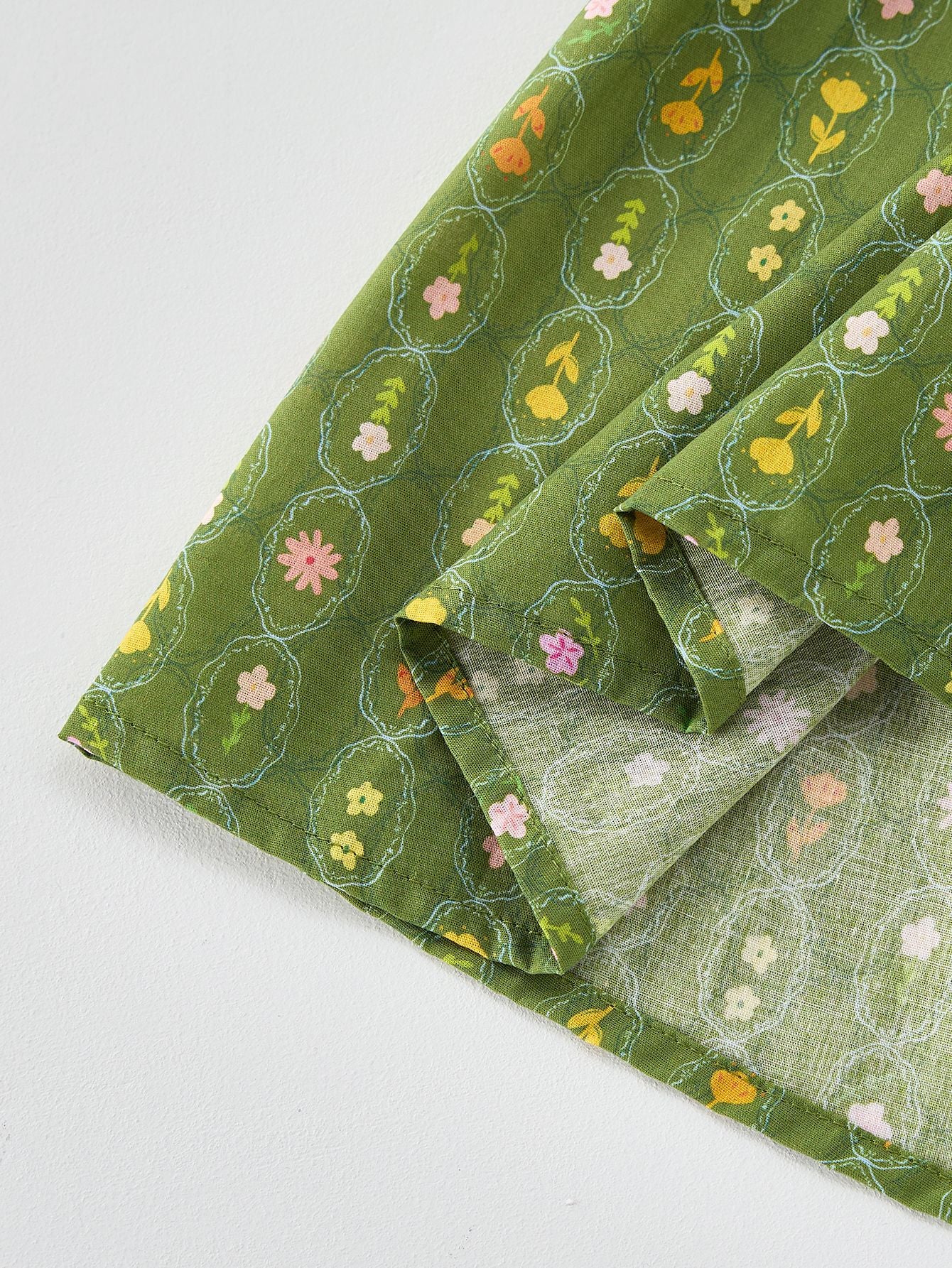 Summer Baby Kids Girls Floral Sleeveless Embroidery Collar Dress