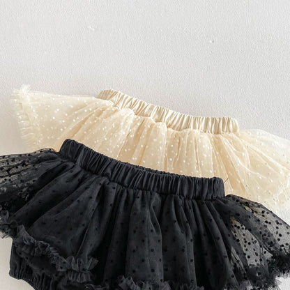 Summer Hot Selling Baby Girls Sleeveless Solid Color Vest and Tulle Patchwork Bloomers Clothing Set