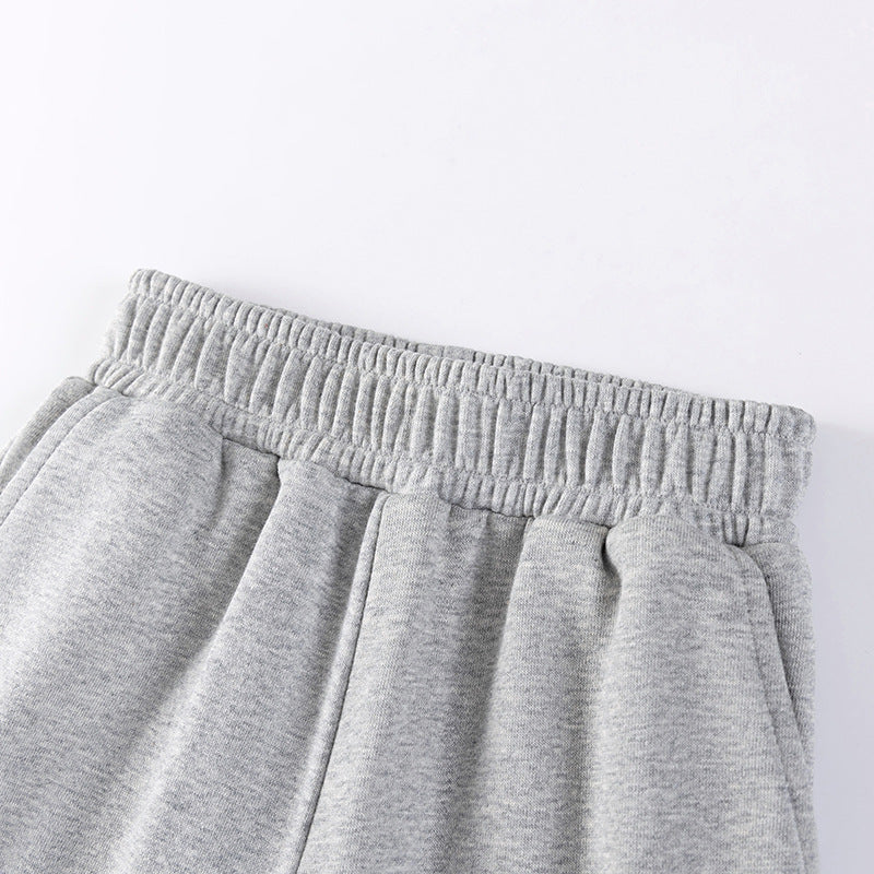 Spring and Autumn Boys Shark Cartoon Pattern Long Sleeves Sweatshirt and Pants Clothing Set