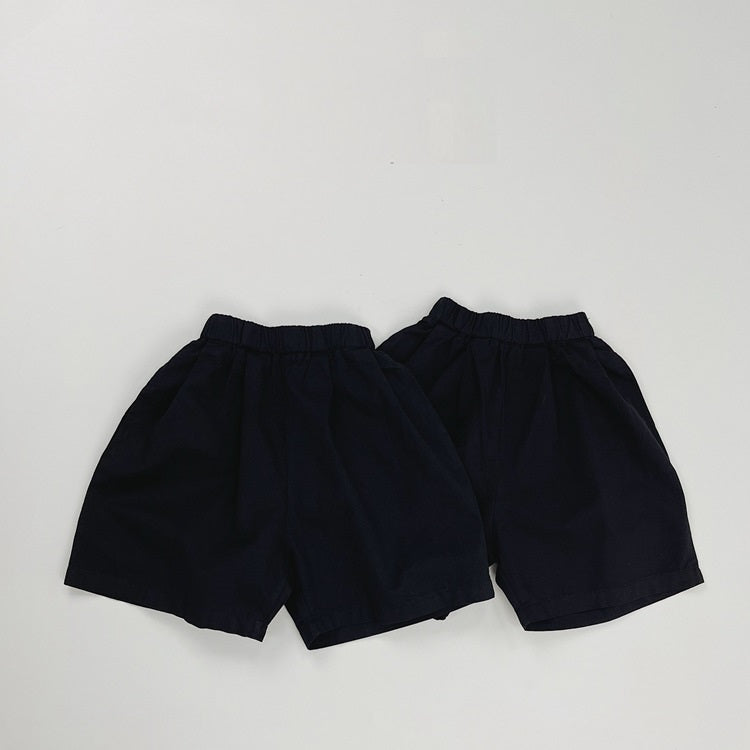Summer Arrival Unisex Casual Solid Color Cotton Shorts