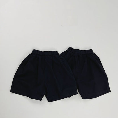 Summer Arrival Unisex Casual Solid Color Cotton Shorts