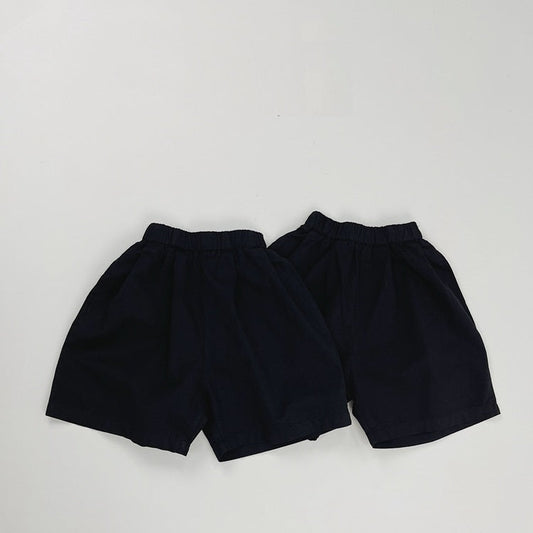 Summer Arrival Unisex Casual Solid Color Cotton Shorts