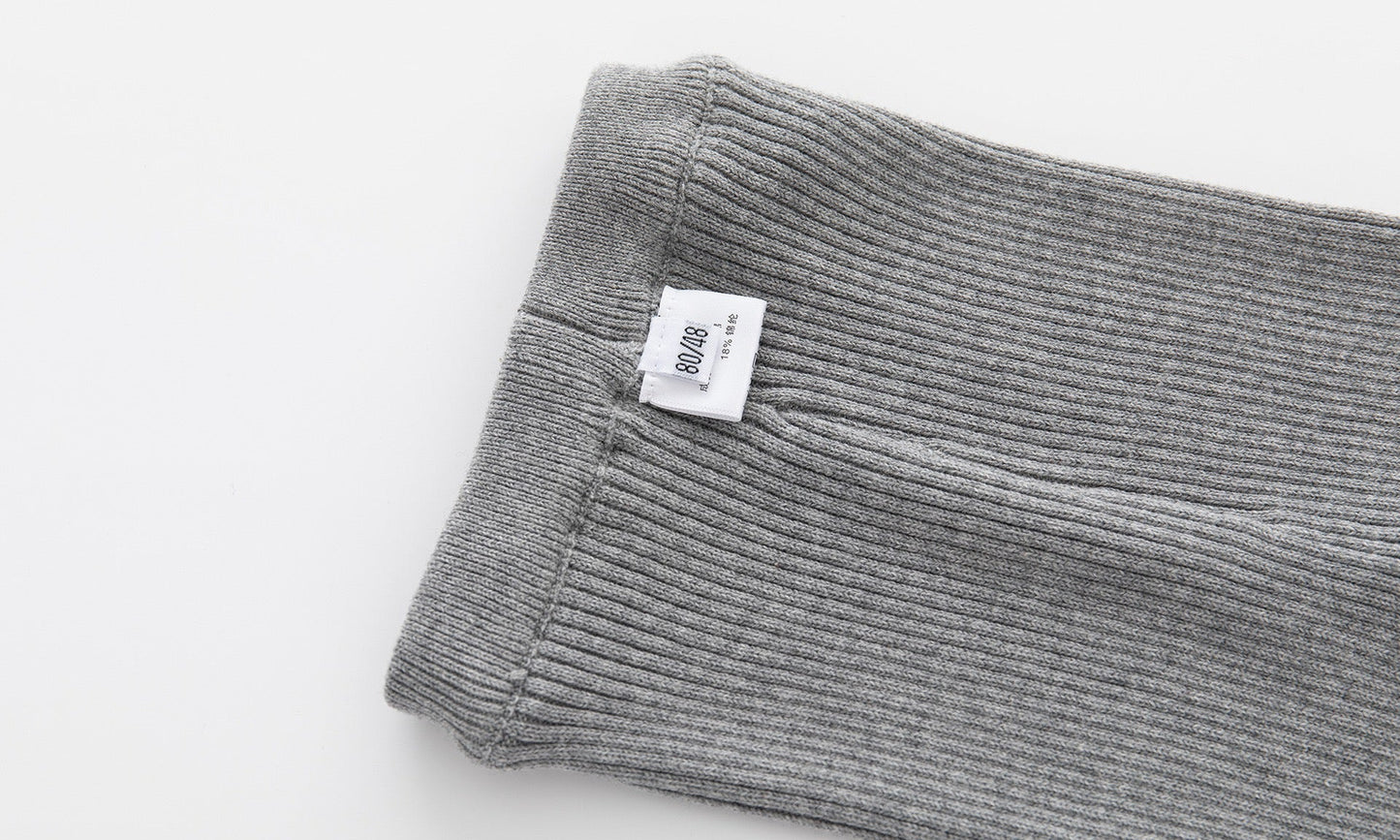 Baby Girl Bow Tie Patched Design Comfy Pants