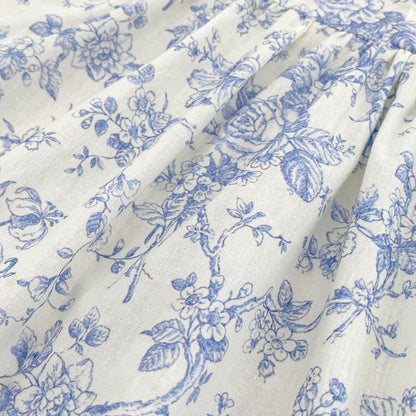 Summer Arrival Girls Cute Beautiful Flowers Pattern Short Sleeves Onesies and Dress – Princess Sister Matching