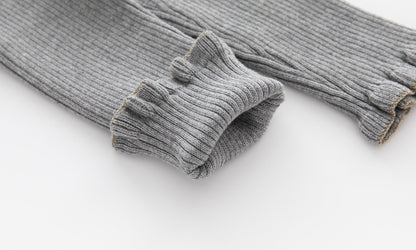 Baby Girl Bow Tie Patched Design Comfy Pants