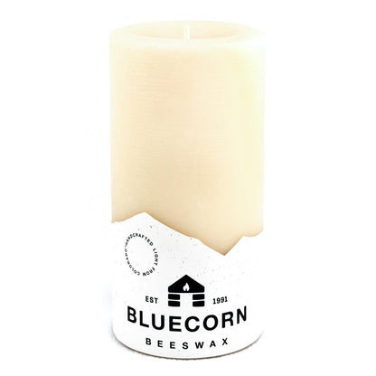 Ivory Pure Beeswax Pillar Candles