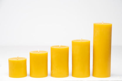 Beeswax Pillar Candle