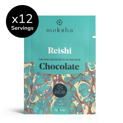 Nighttime Relaxation Mushroom Chocolates with Reishi