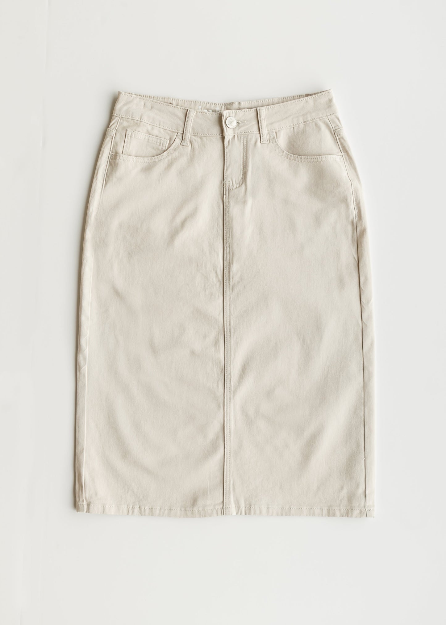 Remi Cloud Denim Midi Skirt