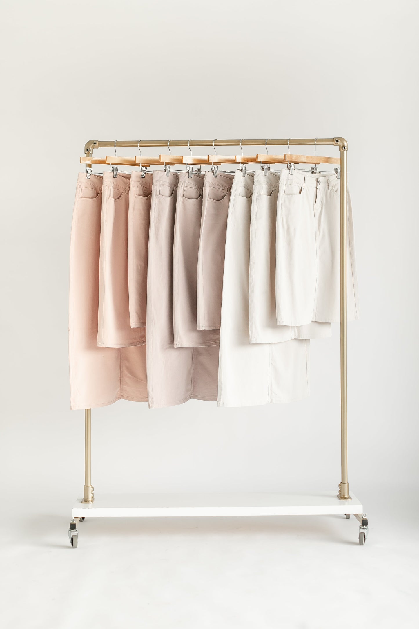 Remi Rose Denim Midi Skirt - FINAL SALE