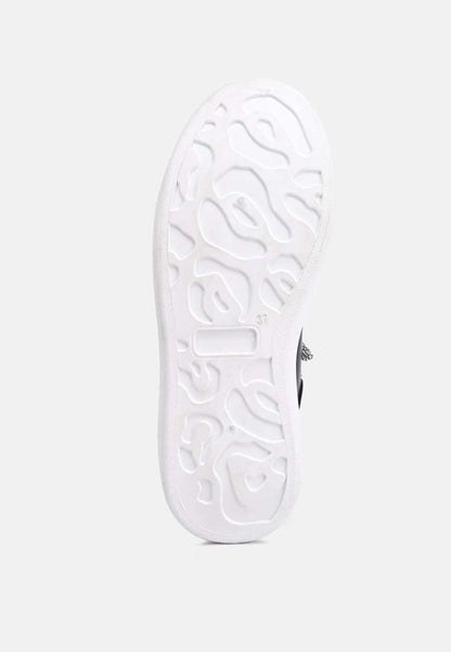 Jaxen Rhinestones Lace Up Sneakers