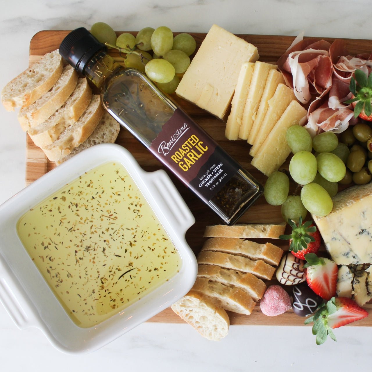 Benissimo Roasted Garlic Oil, Marasca (240mL)