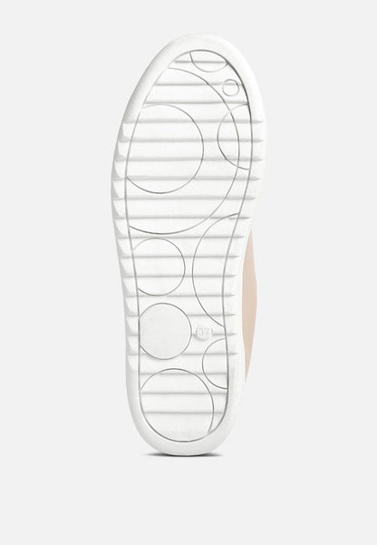 Rouxy Faux Leather Sneakers