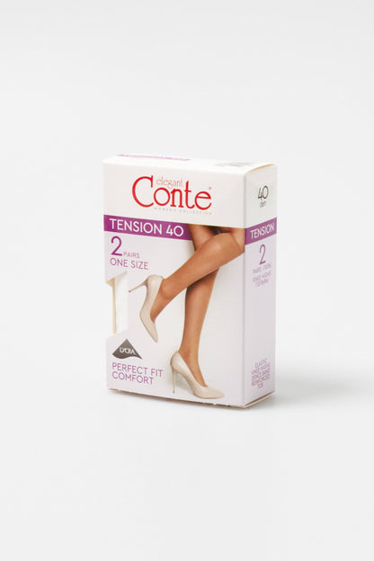 Knee Highs Conte Tension 40 Den (2 pairs)
