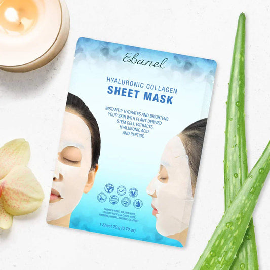 EBANEL Skincare Hyaluronic Collagen Sheet Mask