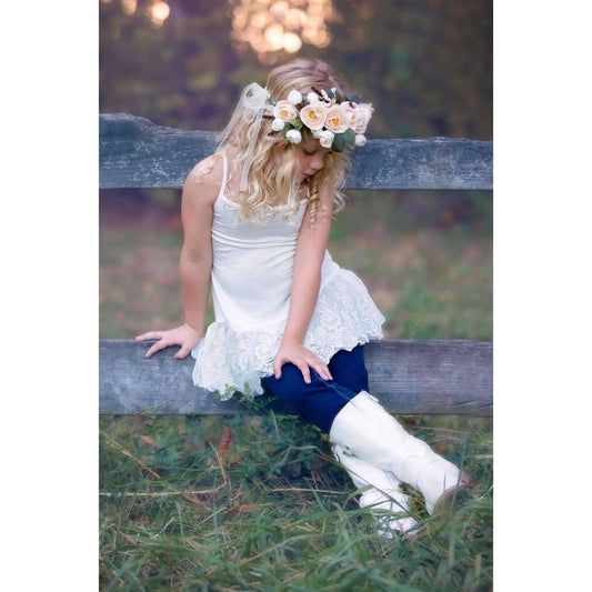 Ivory Lace Camisole Tank