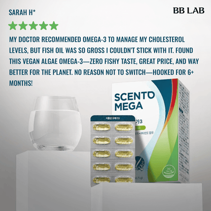 [Bundle] Scento Mega Plant Based Omega, 30 capsules x 3box