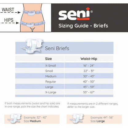 Seni Super Adult Incontinence Briefs