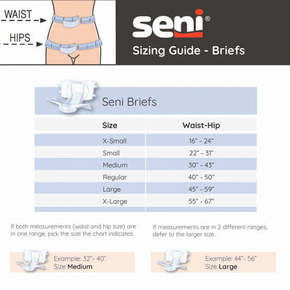 Seni Super Plus Adult Briefs