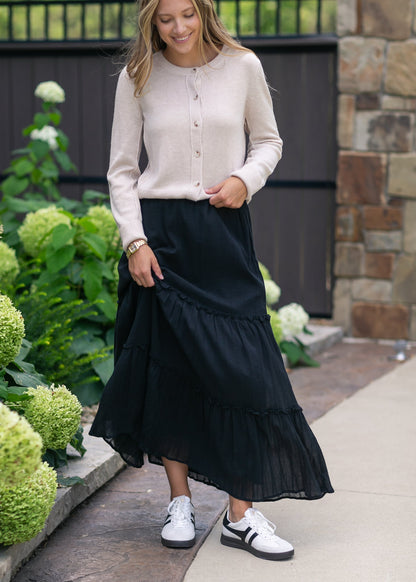 Serena Cotton Gauze Maxi Skirt