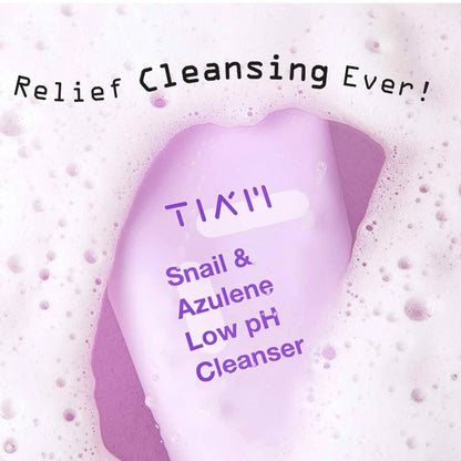 TIA'M Snail & Azulene Low pH Cleanser